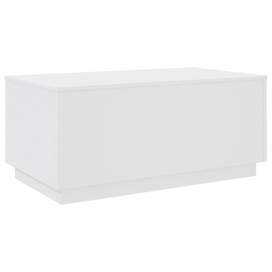 Table basse avec lumières LED blanc 90x50x40 cm Table basse avec lumières LED blanc 90x50x40 cm