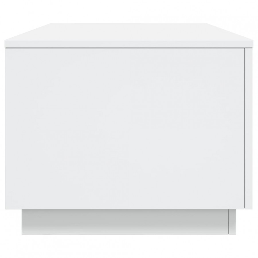 Table basse avec lumières LED blanc 90x50x40 cm Table basse avec lumières LED blanc 90x50x40 cm
