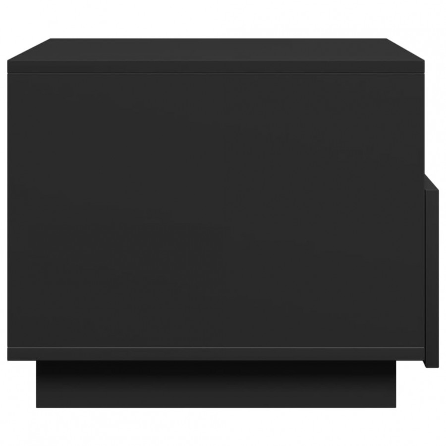 Table basse avec lumières LED noir 50x49x40 cm Table basse avec lumières LED noir 50x49x40 cm