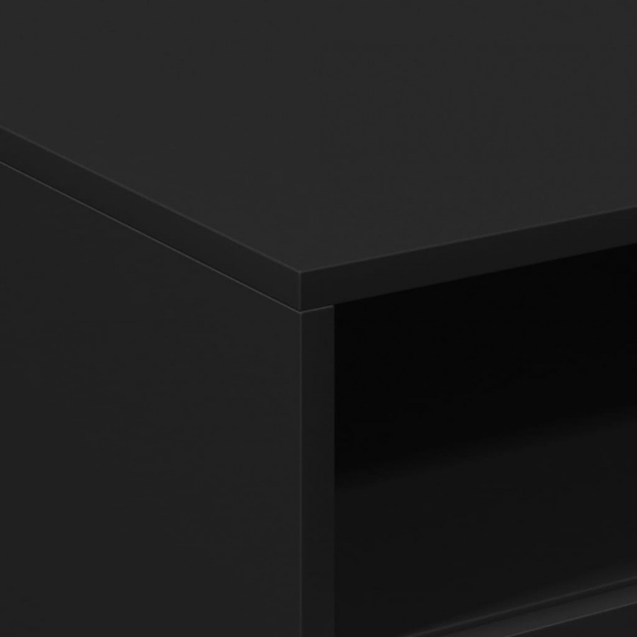 Table basse avec lumières LED noir 50x49x40 cm Table basse avec lumières LED noir 50x49x40 cm