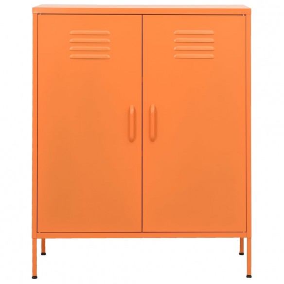 Armoire de rangement Orange 80x35x101,5 cm Acier