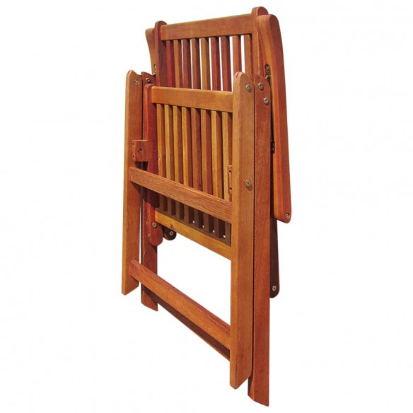 Chaises pliables de jardin 4 pcs Bois d'acacia solide