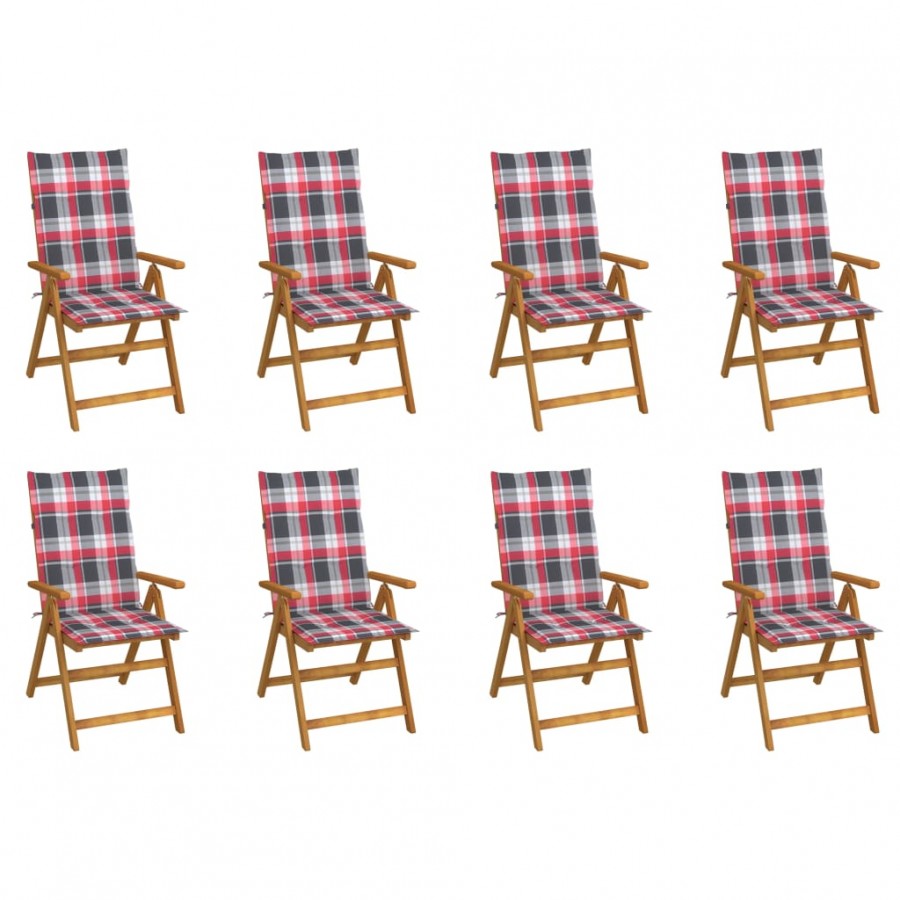 Chaises pliables de jardin avec...