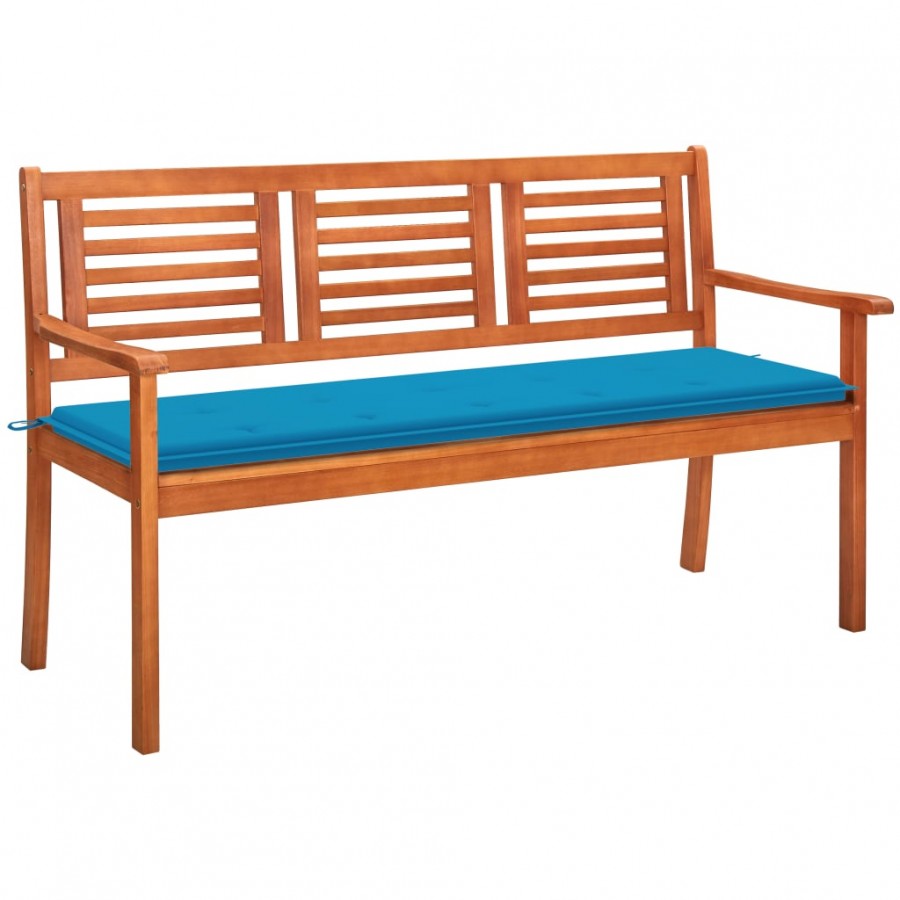 Banc de jardin 3 places avec coussin...