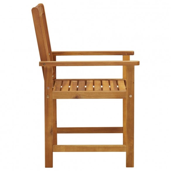 Chaises de jardin 6 pcs Bois d'acacia massif