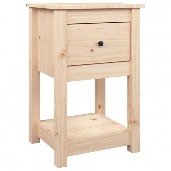 Tables de chevet 2 pcs 40x35x61,5 cm Bois de pin massif