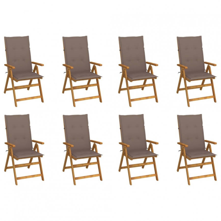 Chaises pliables de jardin avec...