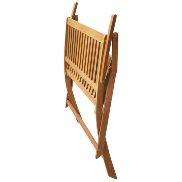 Banc de jardin avec coussin 120 cm Bois d'acacia massif