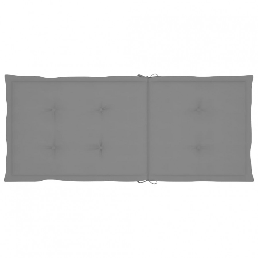 Chaise à bascule avec coussins Bois d'acacia massif