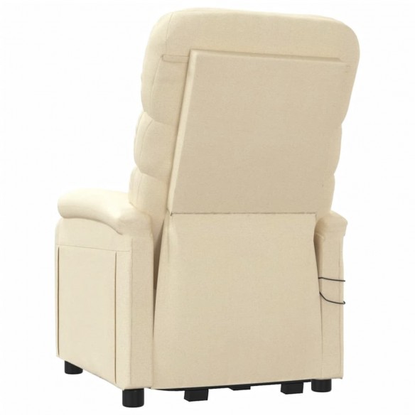 Fauteuil de massage Crème Tissu