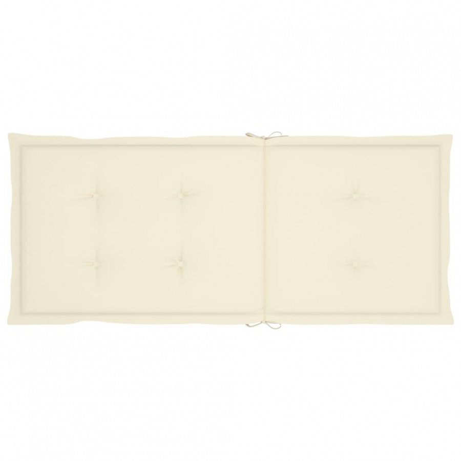 Chaise à bascule avec coussins Bois d'acacia massif