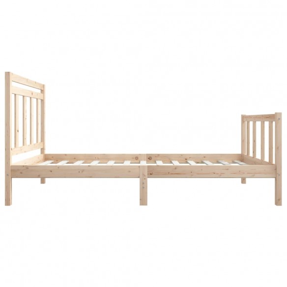 Cadre de lit 90x190 cm Simple Bois massif