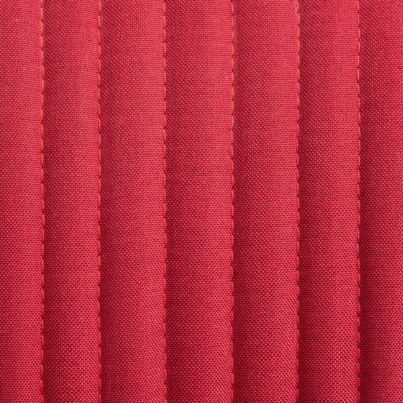 Chaises à manger lot de 4 rouge bordeaux tissu