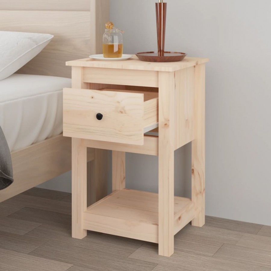 Table de chevet 40x35x61,5 cm Bois de pin massif