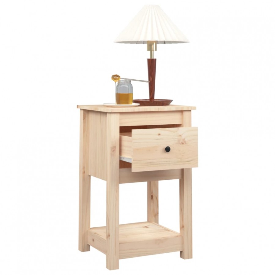 Table de chevet 40x35x61,5 cm Bois de pin massif