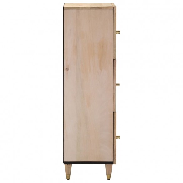 Buffet 40x33x110 cm bois de manguier massif