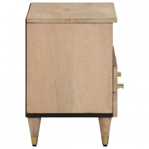 Meuble TV 70x33x46 cm Bois massif de manguier