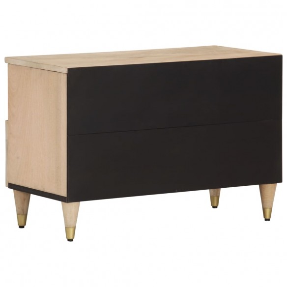 Meuble TV 70x33x46 cm Bois massif de manguier