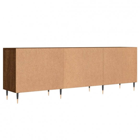 Meuble TV chêne marron 150x30x50 cm bois d'ingénierie