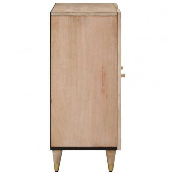 Armoire latérale 90x33x75 cm bois massif de manguier