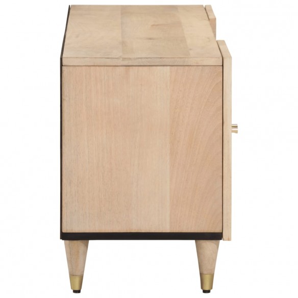 Meuble TV 105x33x46 cm Bois massif de manguier