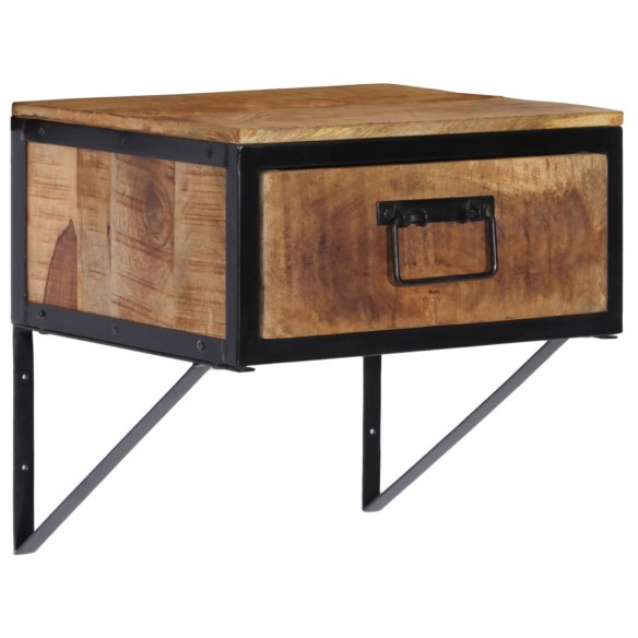 Table de chevet 40x35x40 cm bois de manguier massif