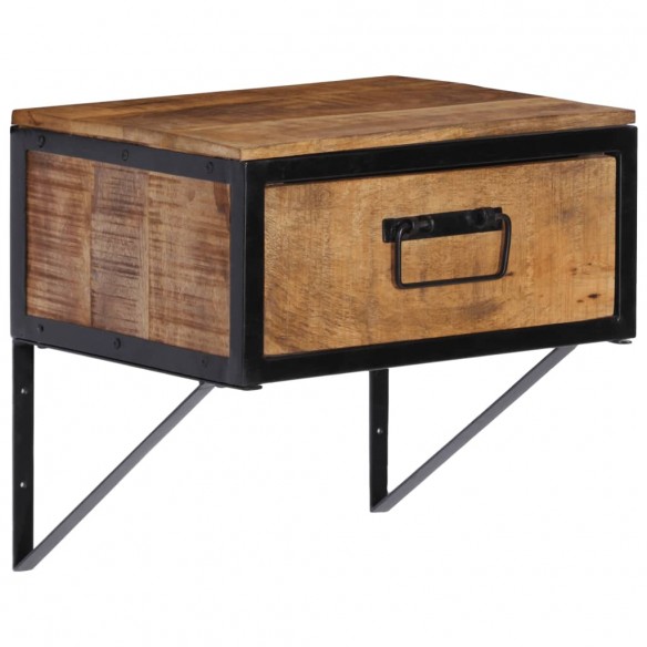 Table de chevet 40x35x40 cm bois de manguier massif