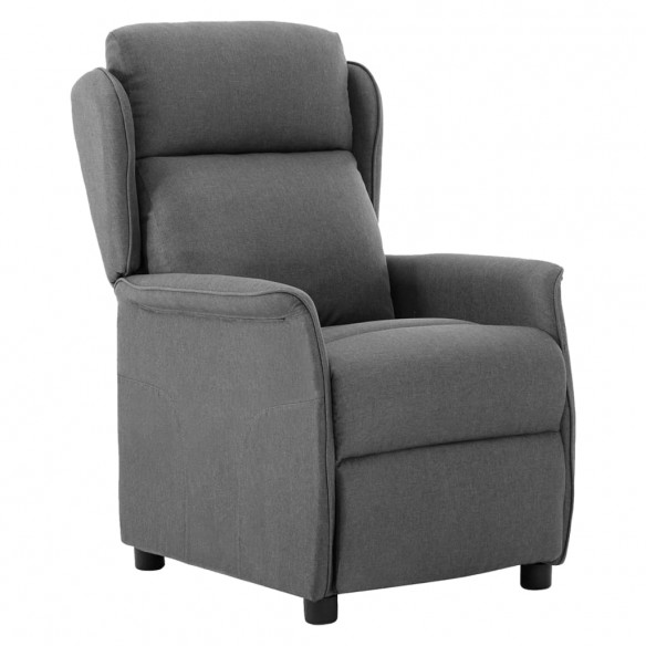 Fauteuil inclinable électrique Gris clair Tissu