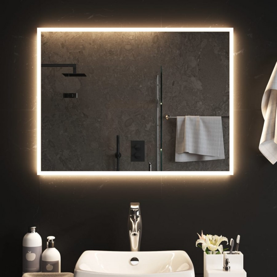 Miroir de salle de bain à LED 60x80 cm