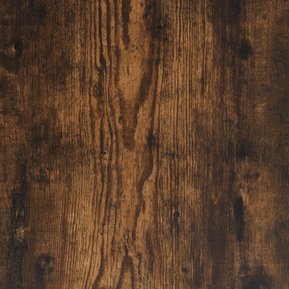 Cadre de lit et tiroirs chêne fumé 75x190 cm bois d'ingénierie