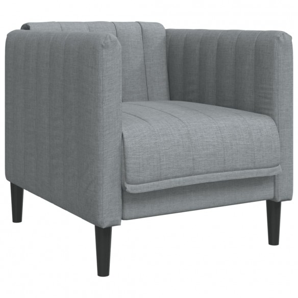 Fauteuil gris foncé tissu