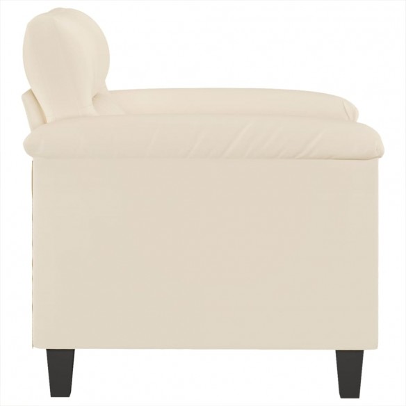 Chaise de canapé beige 60 cm tissu microfibre