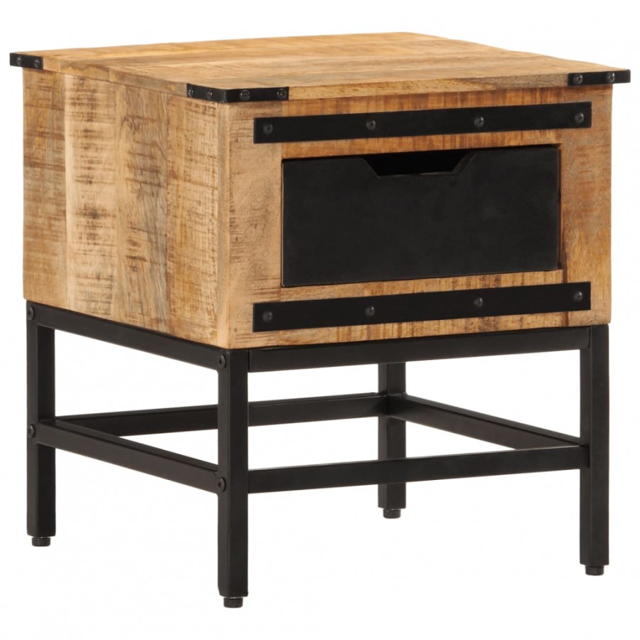 Table de chevet 40x40x45 cm bois de...