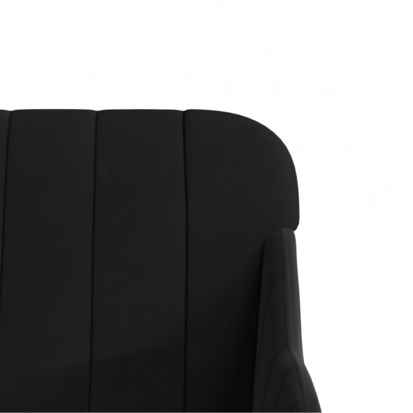 Fauteuil Noir 63x76x80 cm Velours