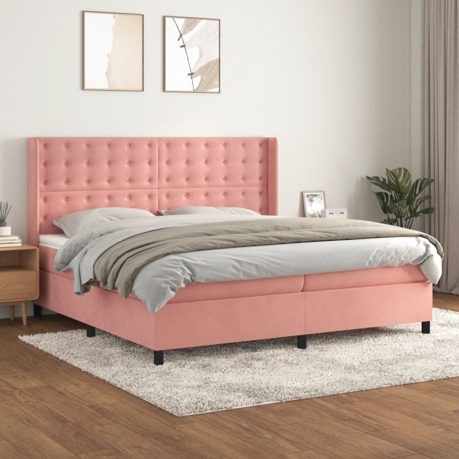 Cadre de lit avec matelas Rose...