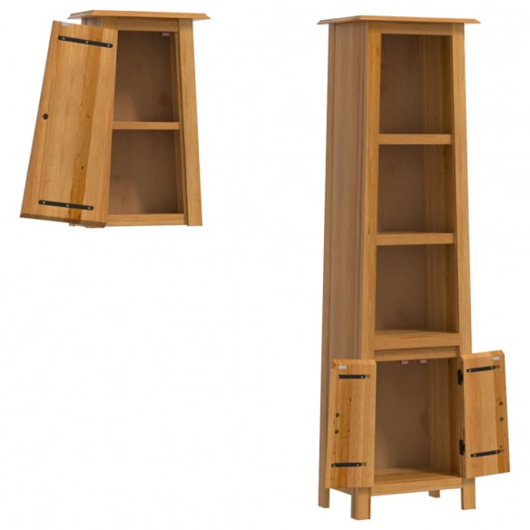 Ensemble de meubles de salle de bain 2 pcs bois de pin massif