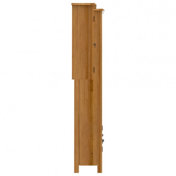 Ensemble de meubles de salle de bain 2 pcs bois de pin massif