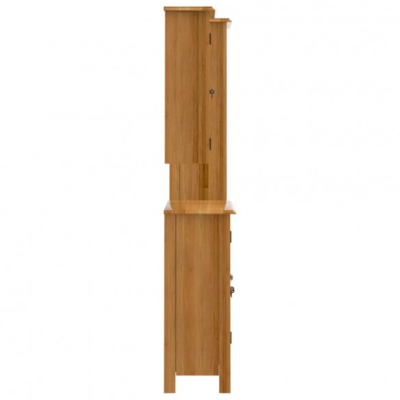 Ensemble de meubles de salle de bain 3 pcs bois de pin massif