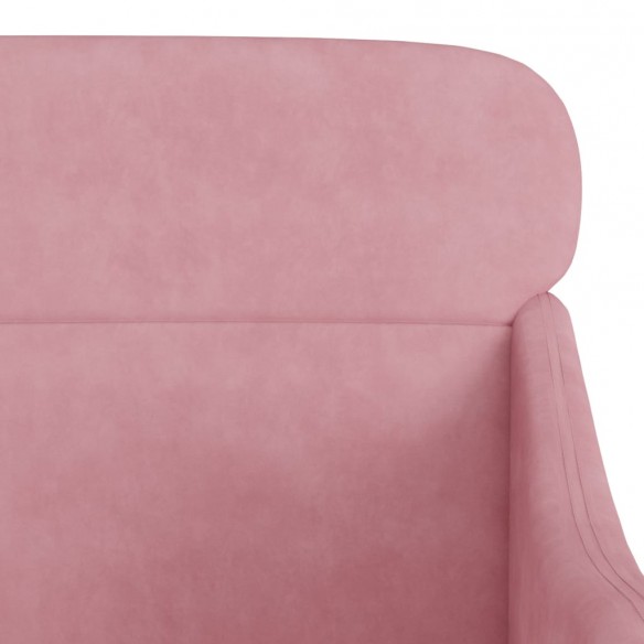 Fauteuil Rose 63x76x80 cm Velours