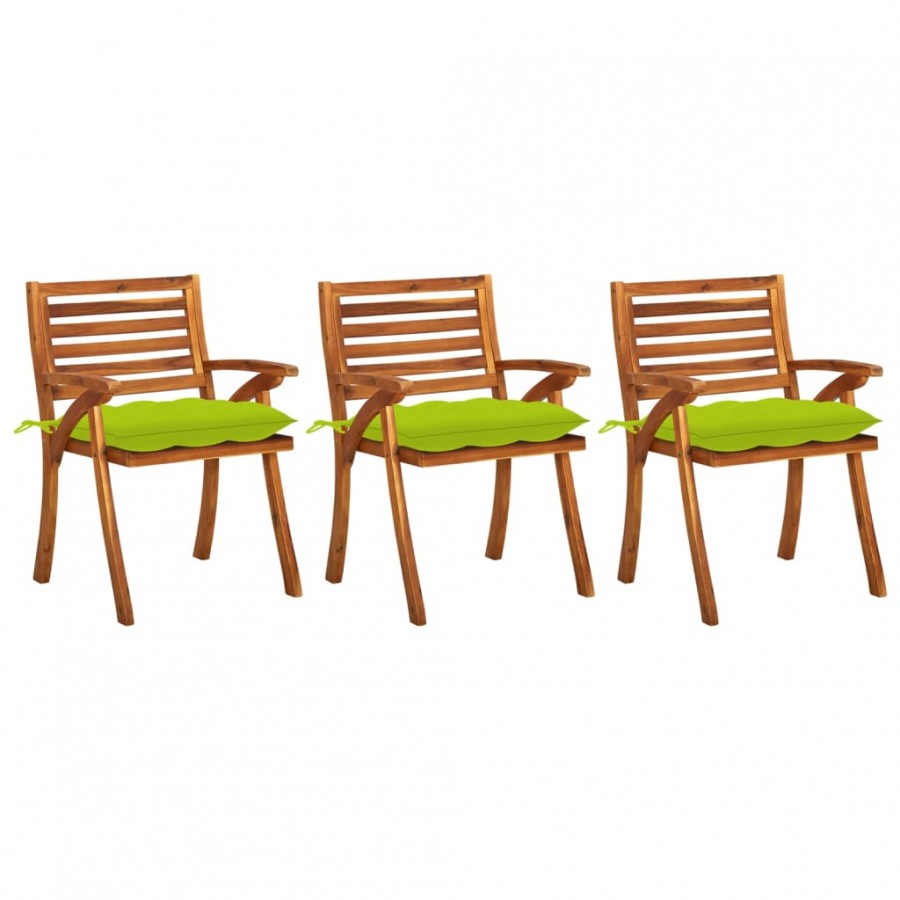 Chaises à dîner de jardin avec...