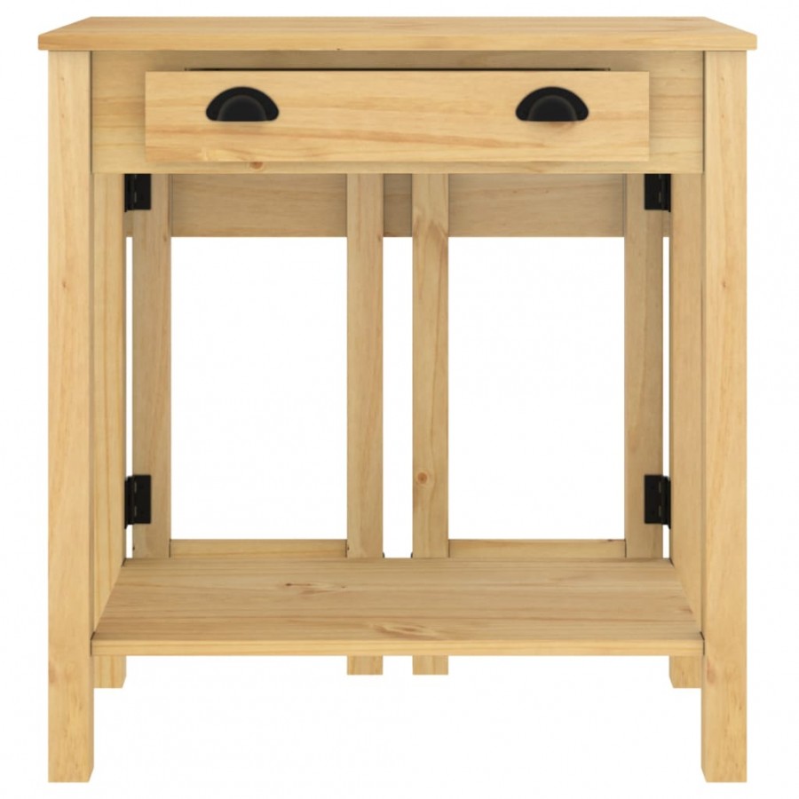 Ensemble de bar 3 pcs bois de pin massif
