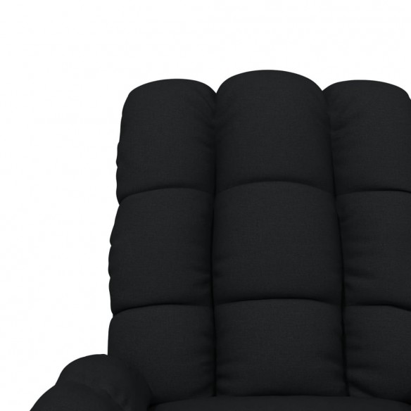 Fauteuil de massage Noir Tissu