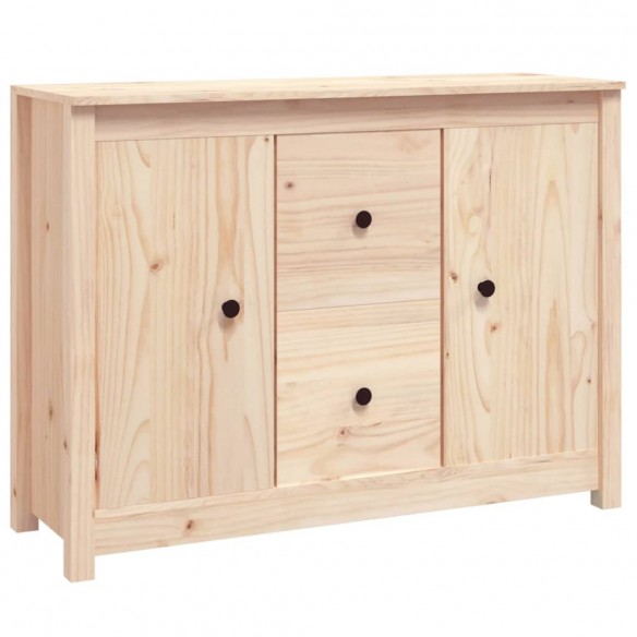 Buffet 100x35x74 cm Bois massif de pin