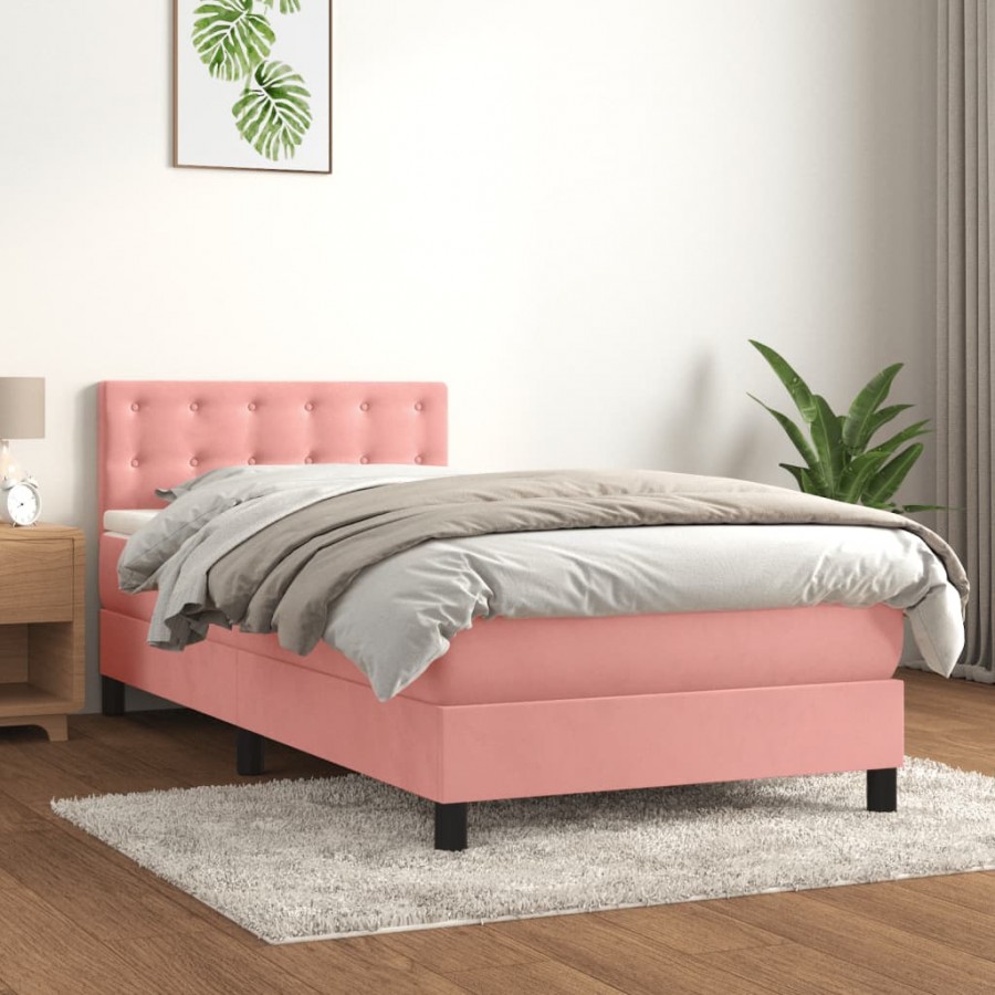 Cadre de lit avec matelas Rose...