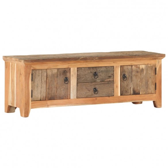 Meuble TV 120x30x40 cm Bois d'acacia et de récupération massif