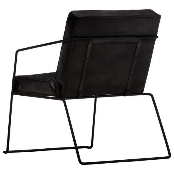 Fauteuil Noir Cuir véritable