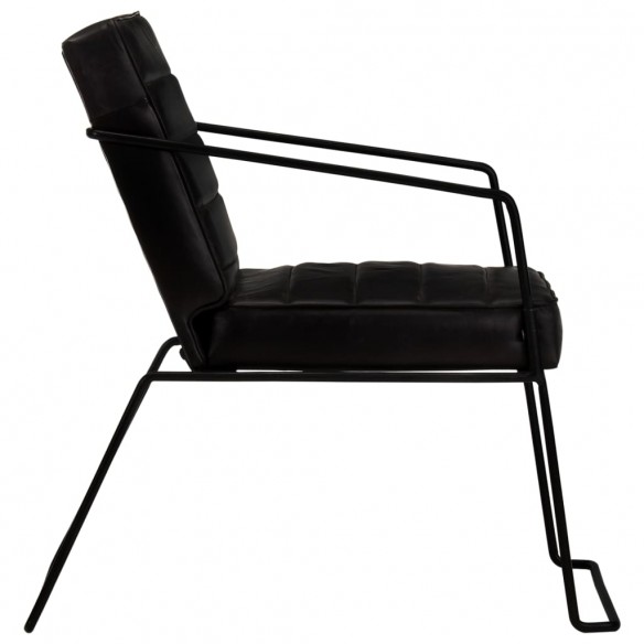 Fauteuil Noir Cuir véritable