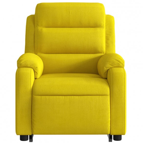 Fauteuil inclinable de massage électrique jaune velours