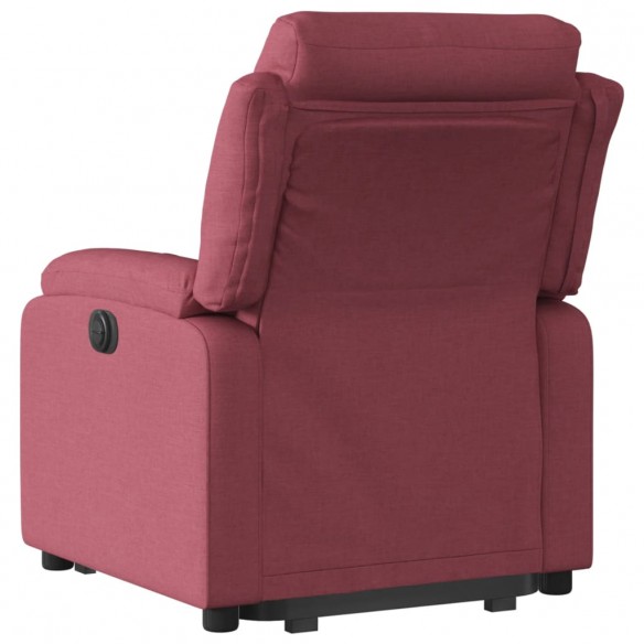 Fauteuil inclinable rouge bordeaux tissu