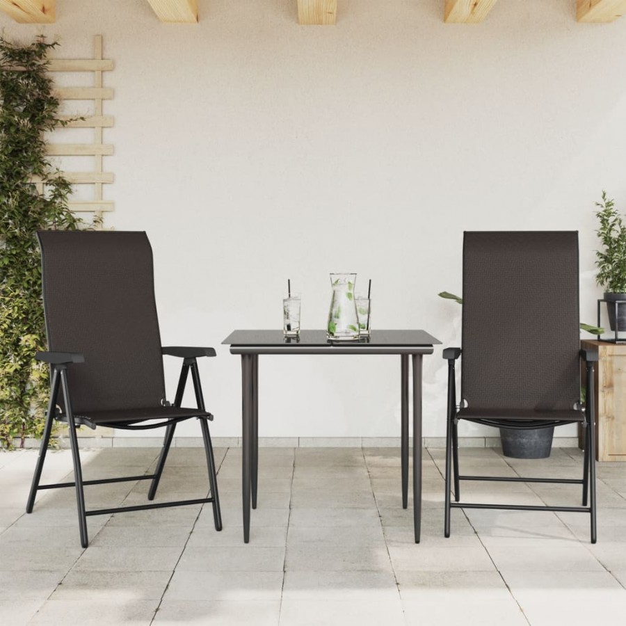 Chaises pliables de jardin 2 pcs...